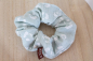 Preview: Haargummi Scrunchie - Leo mint - aus hochwertigen Musselin - handmade in Deutschland (Versandkostenfrei)