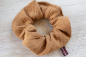 Preview: Haargummi Scrunchie - Caramel - aus hochwertigen Musselin - handmade in Deutschland (Versandkostenfrei)