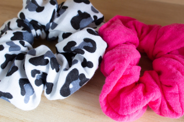 2er Set - Haargummi Scrunchie - aus hochwertigen Musselin - handmade in Deutschland (Versandkostenfrei)