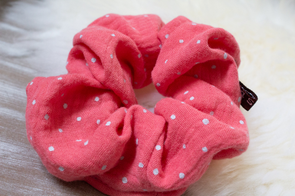 Haargummi Scrunchie - aus hochwertigen Musselin - handmade in Deutschland (Versandkostenfrei)