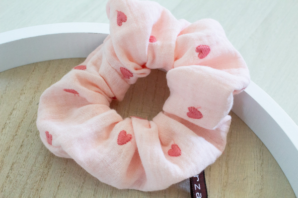 Haargummi Scrunchie - aus hochwertigen Musselin - handmade in Deutschland (Versandkostenfrei)