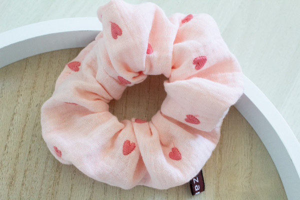 Haargummi Scrunchie - aus hochwertigen Musselin - handmade in Deutschland (Versandkostenfrei)