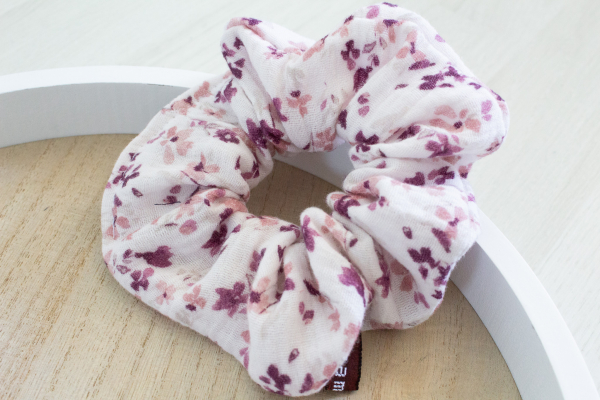 Haargummi Scrunchie - aus hochwertigen Musselin - handmade in Deutschland (Versandkostenfrei)