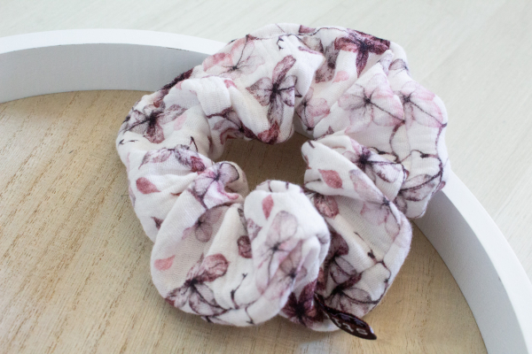 Haargummi Scrunchie - aus hochwertigen Musselin - handmade in Deutschland (Versandkostenfrei)